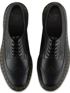 3989 Brogue Sko, Black Vintage Smooth, 45