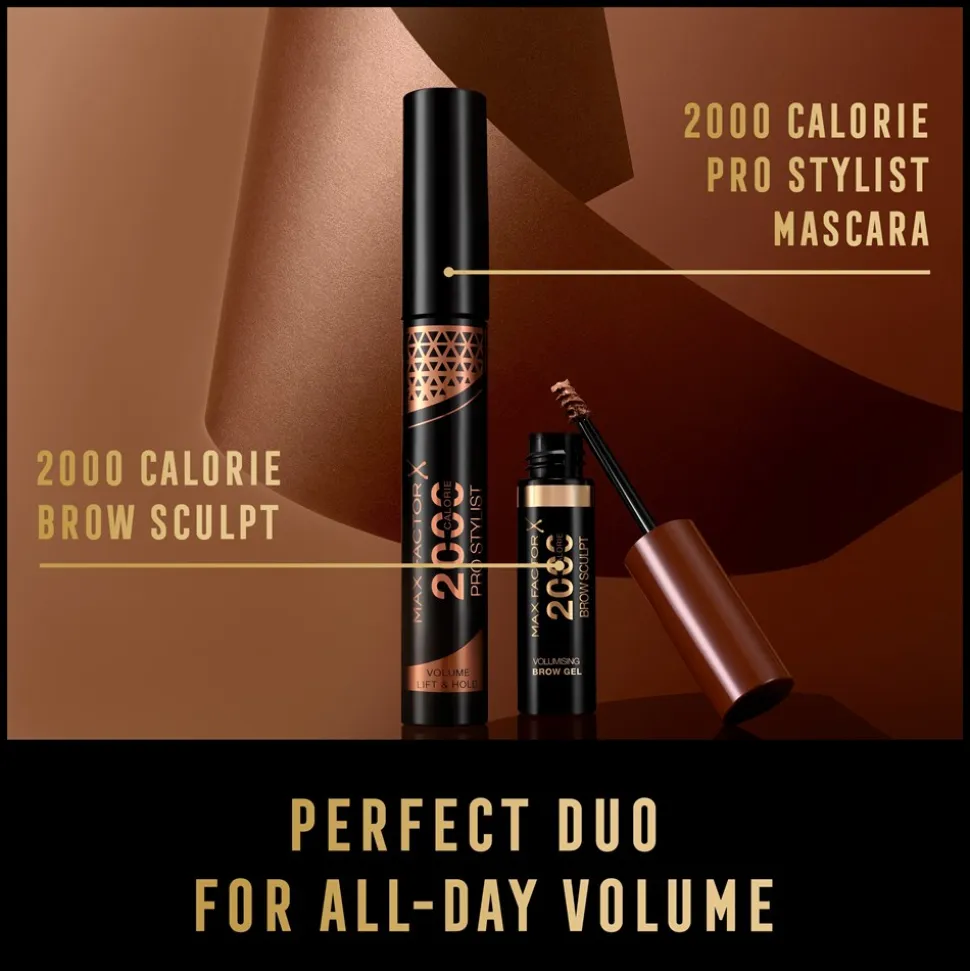 2000 Calorie Pro Stylist Mascara, Sort