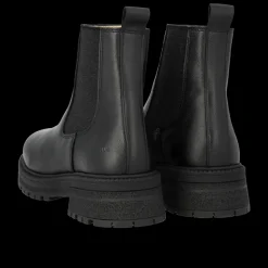 6148-101 Chelseastøvler, Black/Glitter, 34