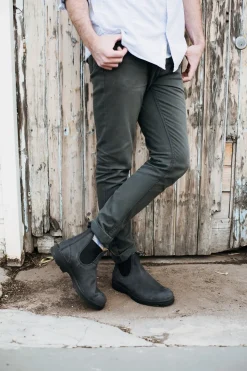 587 Classic Chelseastøvle, Rustic Black, 41