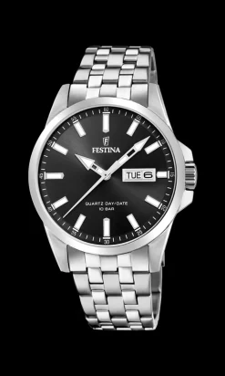 20357 Herreur, Steel/Black, 41 mm