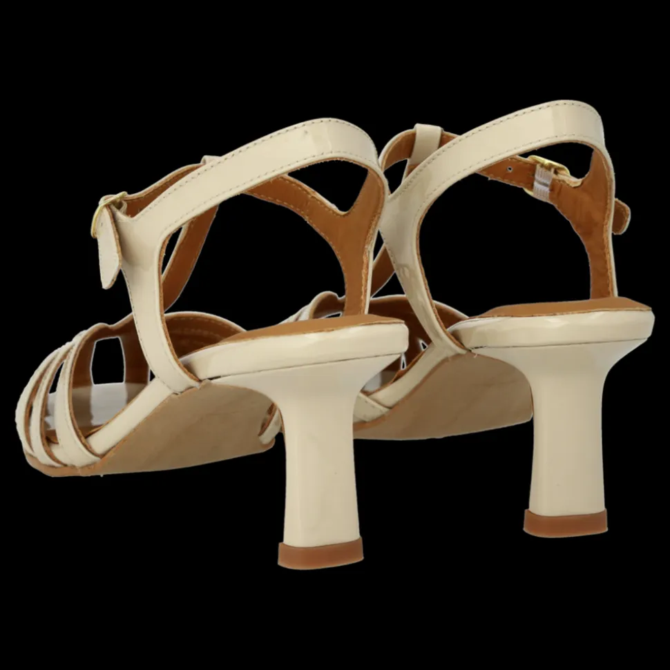 5840-101 Højhælede Sandaler, Beige, 41