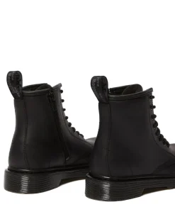 1460 Junior Serena Faux Fur Lined Leather Støvle, Sort, 31