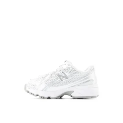 740 Little Kids Sneakers, White/Silver Metallic, 26