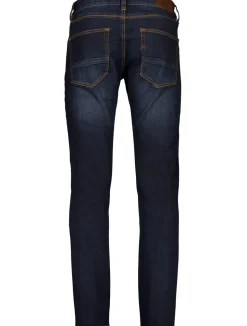 5 Pocket Stay Cool Tapered Jeans, Dark Denim, W34/L36