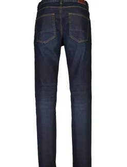 5 Pocket Superflex Jeans, Raw Navy Wash, W38/L34