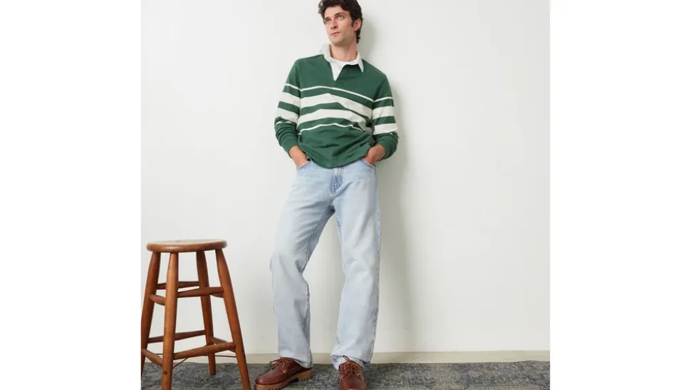 555™ Relaxed Straight Jeans, Baby Blue Essentials - Blue, W30/L32