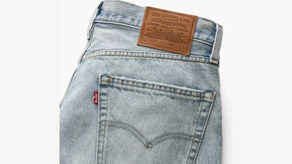 555™ Relaxed Straight Jeans, Baby Blue Essentials - Blue, W30/L32