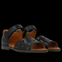 4477-101 Sandaler, Black, 35