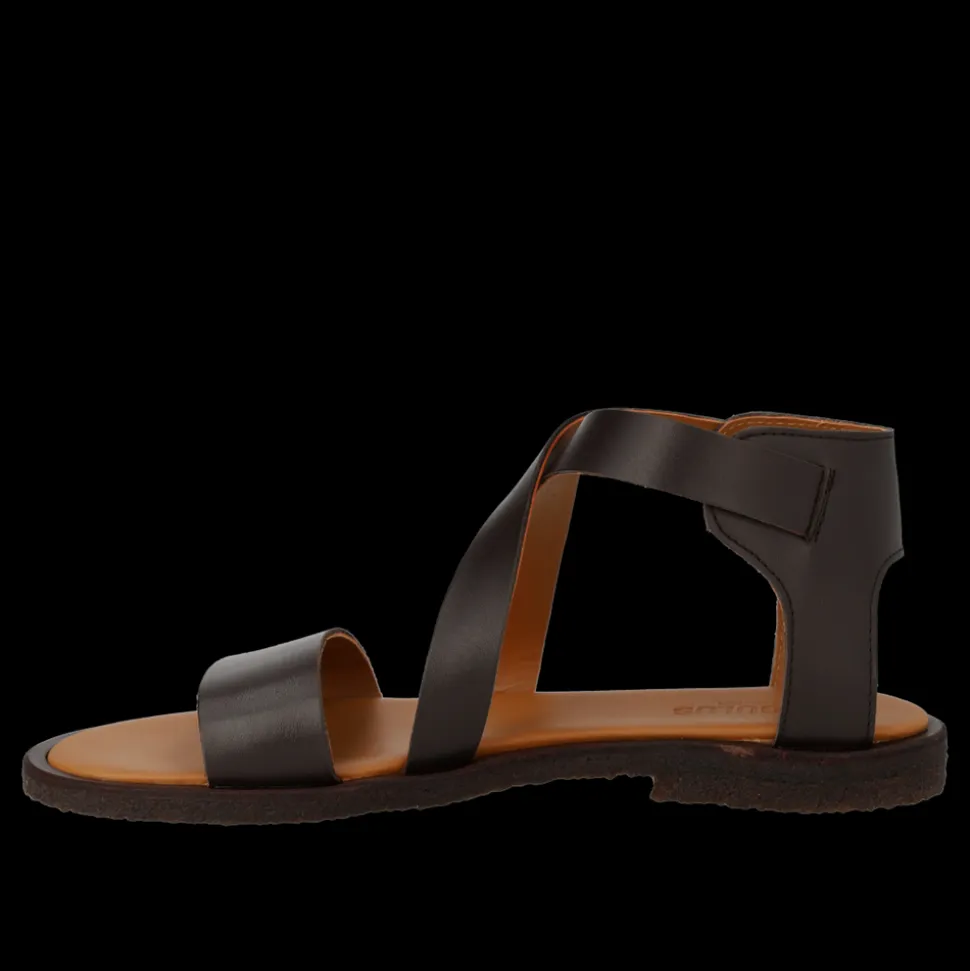 5442-119 Sandaler, Dark Brown, 38