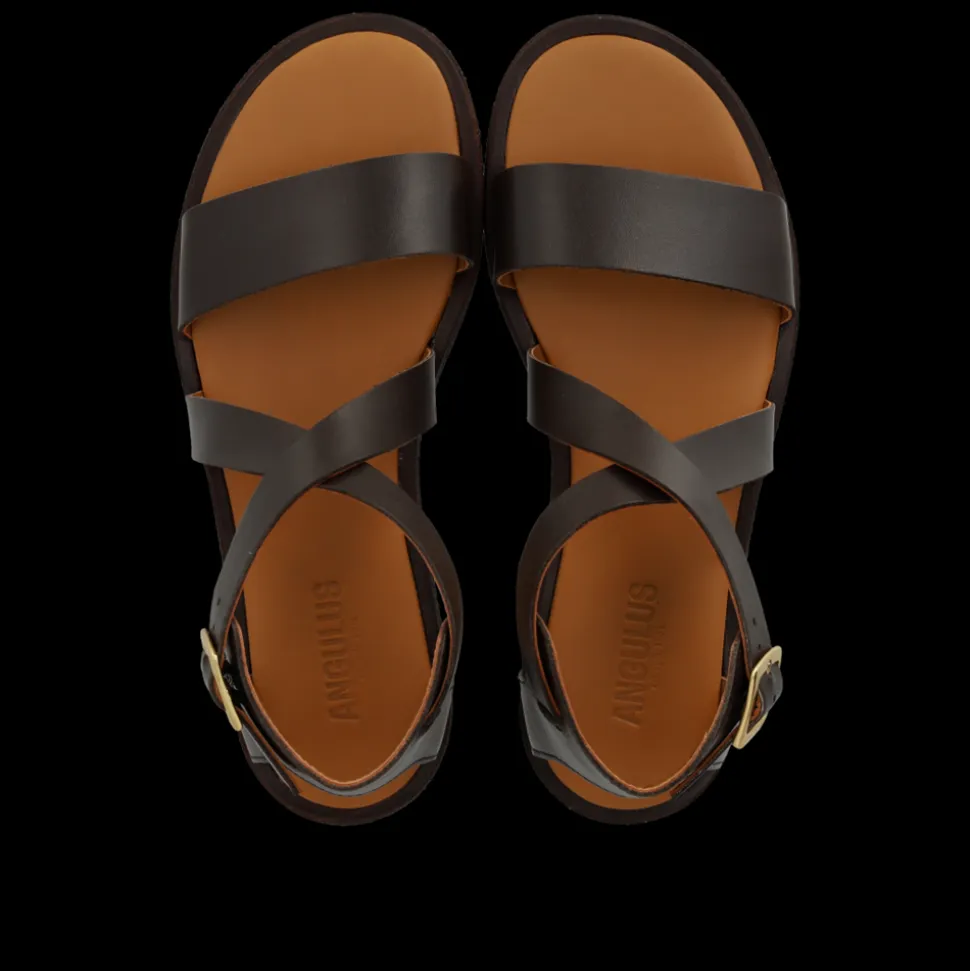 5442-119 Sandaler, Dark Brown, 38