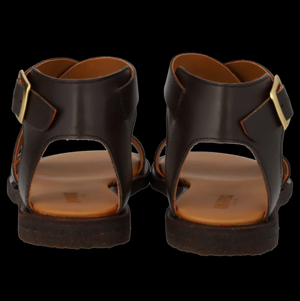 5442-119 Sandaler, Dark Brown, 38