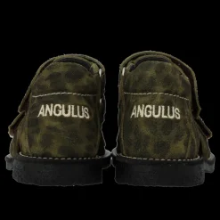 0673-101 Sandaler, Marshland Print Suede, 32