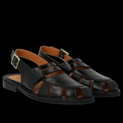 1688-101 Slingback Loafers, Black, 36