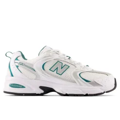 530 Sneakers, White/Silver Metallic/Vintage Teal, 37.5