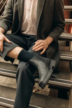 063 Støvler, Black, 44