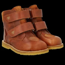 2230-101 Støvler, Cognac/Glitter/Mustard, 27