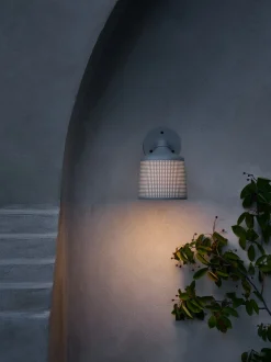 551 Udendørs Vægspot, Lys Grå