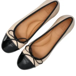 A8041 Ballerinasko, Black Patent/Beige Nappa, 41