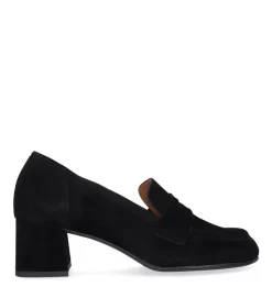 A9221 Pumps, Black Suede, 41