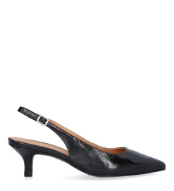A2950 Slingback Pumps, Black, 38