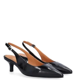 A2950 Slingback Pumps, Black, 38