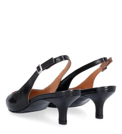 A2950 Slingback Pumps, Black, 38
