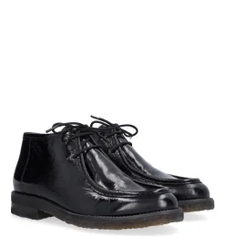 A7025 Støvler, Black Naplack, 39