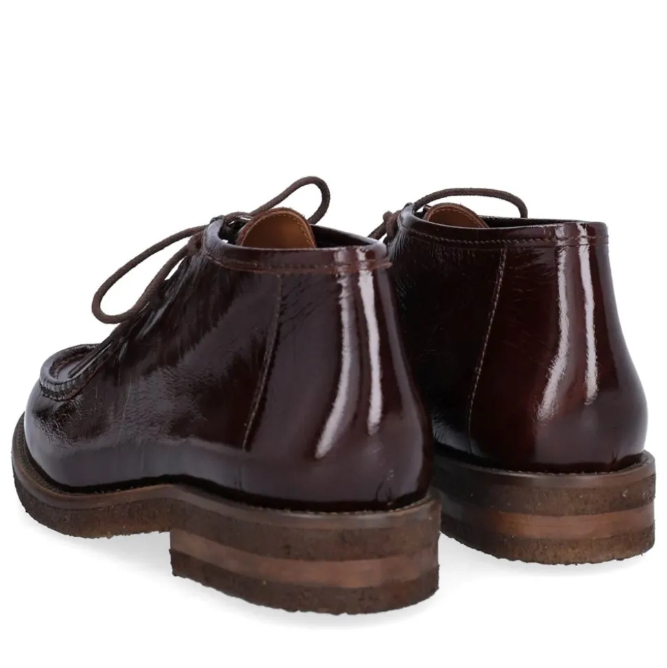 A7025 Støvler, Mogano Naplack, 40