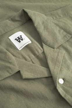 Aaron Resort Skjorte, Dusty Olive, XL