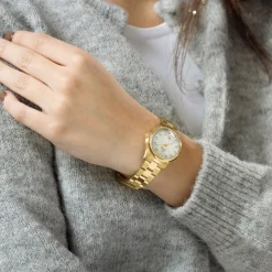 Acamar Classic J1047 Dameur, Gold/Mop, 29 mm