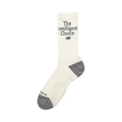 Active Graphic Crew Strømper, Sea Salt, L