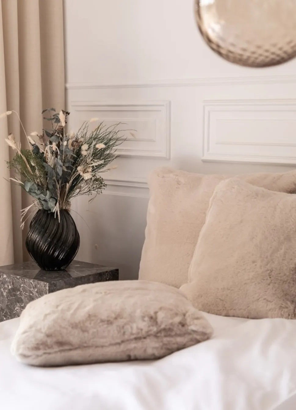 Adalyn Pude, Sand, 45x45 cm