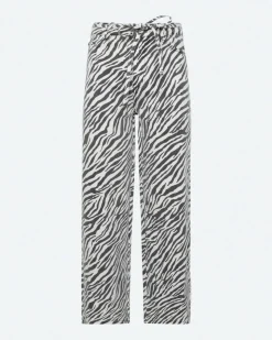 Adanna Zebra Jeans, Black, 42
