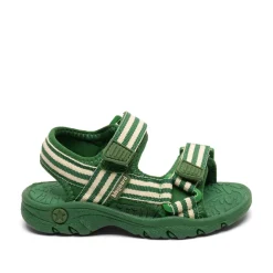 Addie Sandaler, Emerald Green Stripes, 29