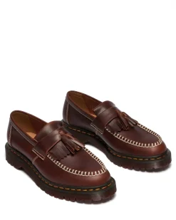 Adrian Ben Butterscotch Orleans Loafers, Brown, 42