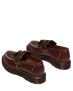 Adrian Ben Butterscotch Orleans Loafers, Brown, 42