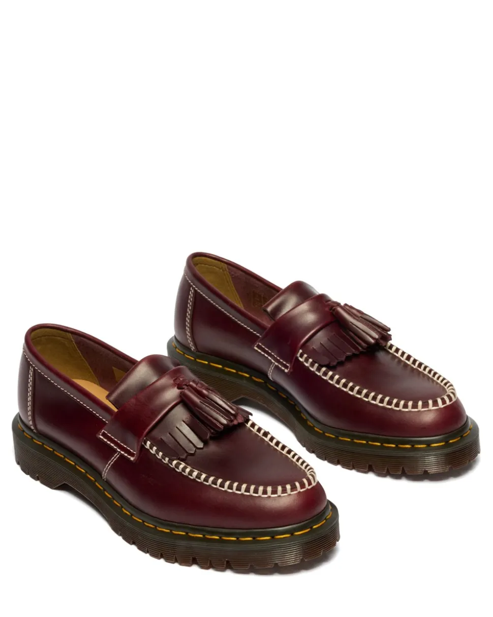 Adrian Tassel Orleans Loafers, Cherry Red, 43