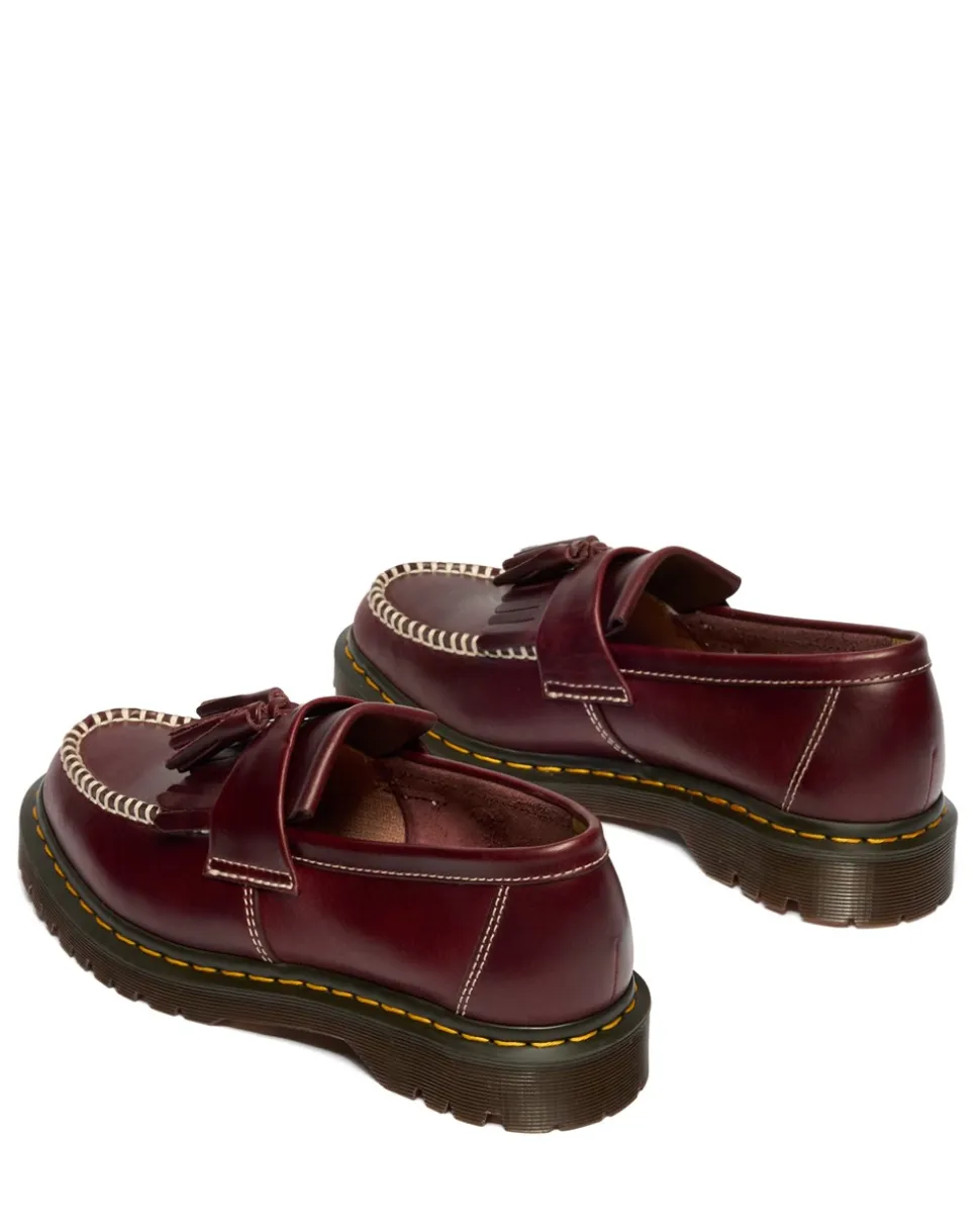 Adrian Tassel Orleans Loafers, Cherry Red, 43