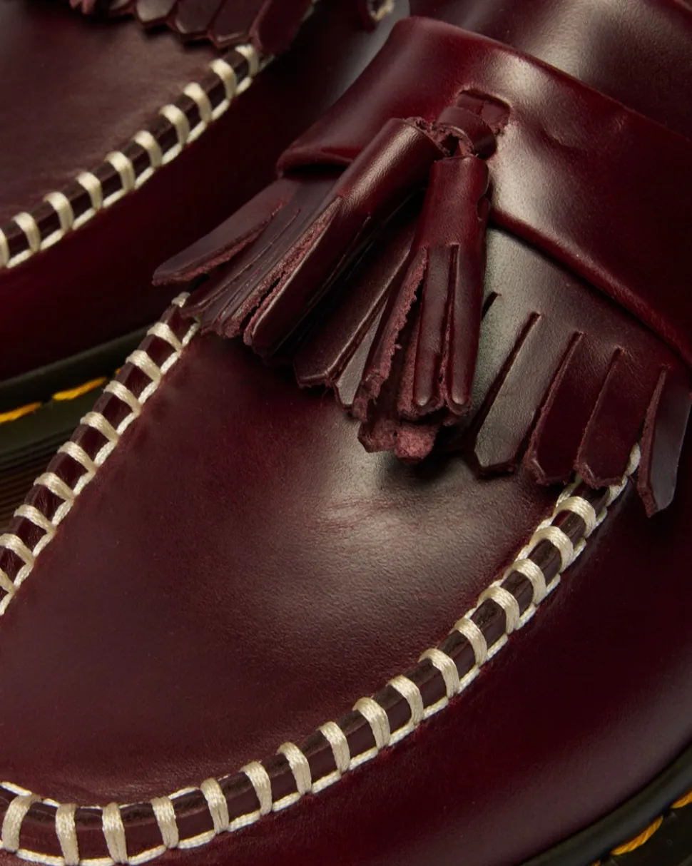 Adrian Tassel Orleans Loafers, Cherry Red, 43