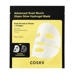 Advanced Snail Mucin Glass Glow Hydrogel Mask, 1 stk