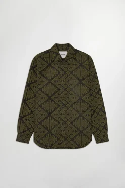 Adwin Overshirt, Green Multi, S