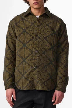 Adwin Overshirt, Green Multi, S