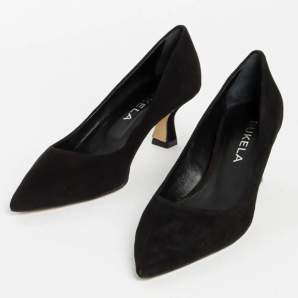 Agathe Højhælede Sko, Sort, 38