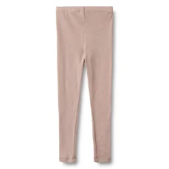 Agi Wool Leggings, Dry Rose, 140 cm