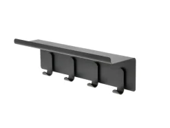 A-Hallway Shelf Knagerække, Black
