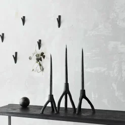 Aion 3-pak Knag, Sort