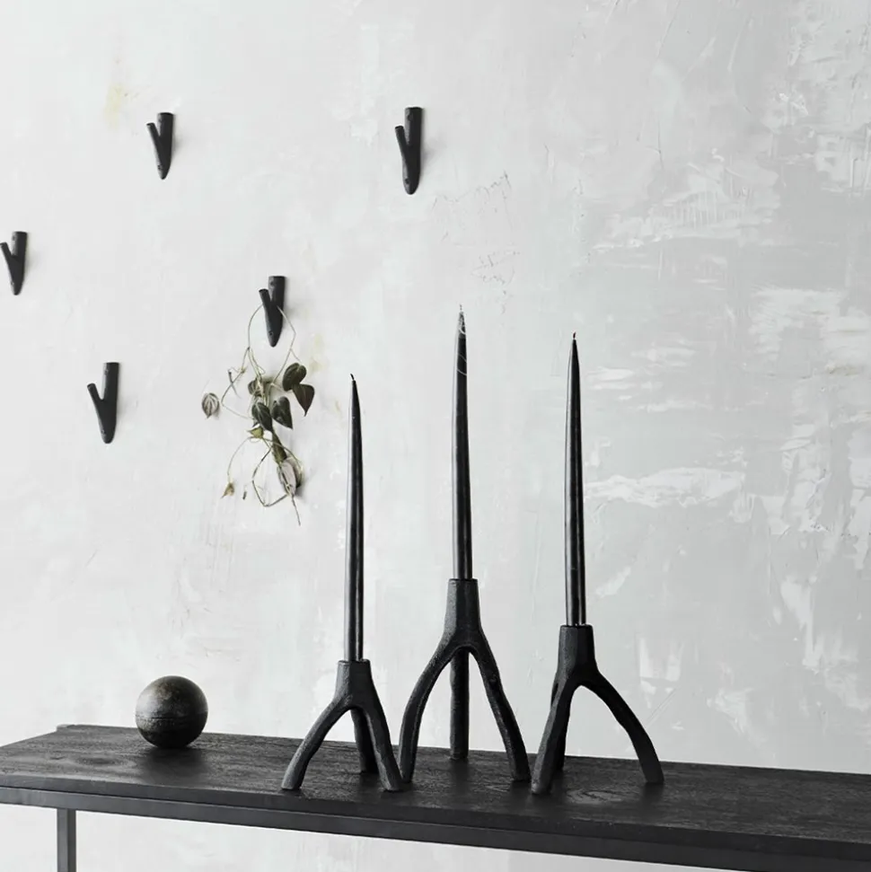 Aion 3-pak Knag, Sort