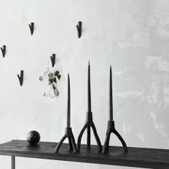 Aion 3-pak Knag, Sort