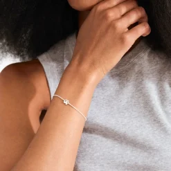 Ajani Armbånd, Silver Plated, 23 cm